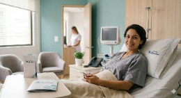 Cobertura de hospitalización y cirugía en habitación individual con medicina prepagada